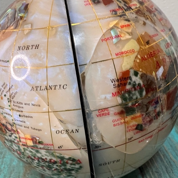 Vintage Globe Mini Book Ends - Picture 3 of 10